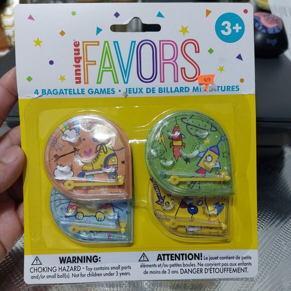 Unique Bagatelle Games Party Favors For Kids 3 + Ages Up Funny Little Mini Games - Picture 2 of 4